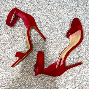 Forever 21 Red Heeled Sandals